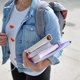 Student with Books